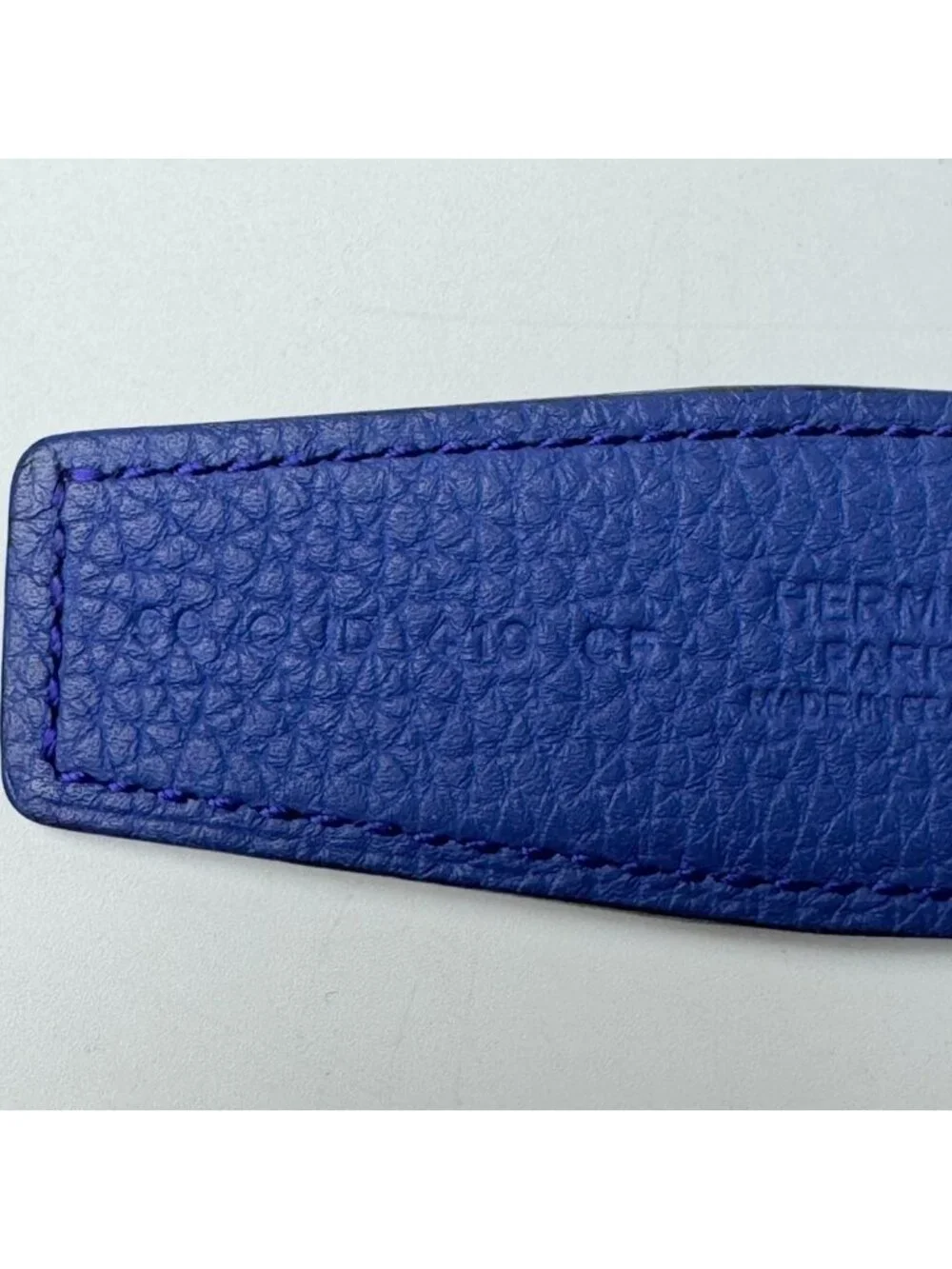 Hermes Belt Black Blue